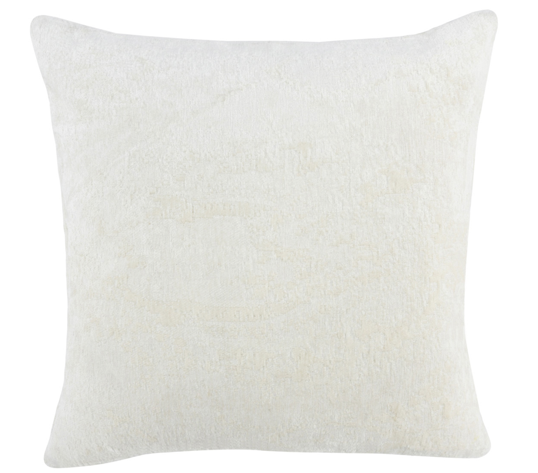 Chenille Ivory 22X22