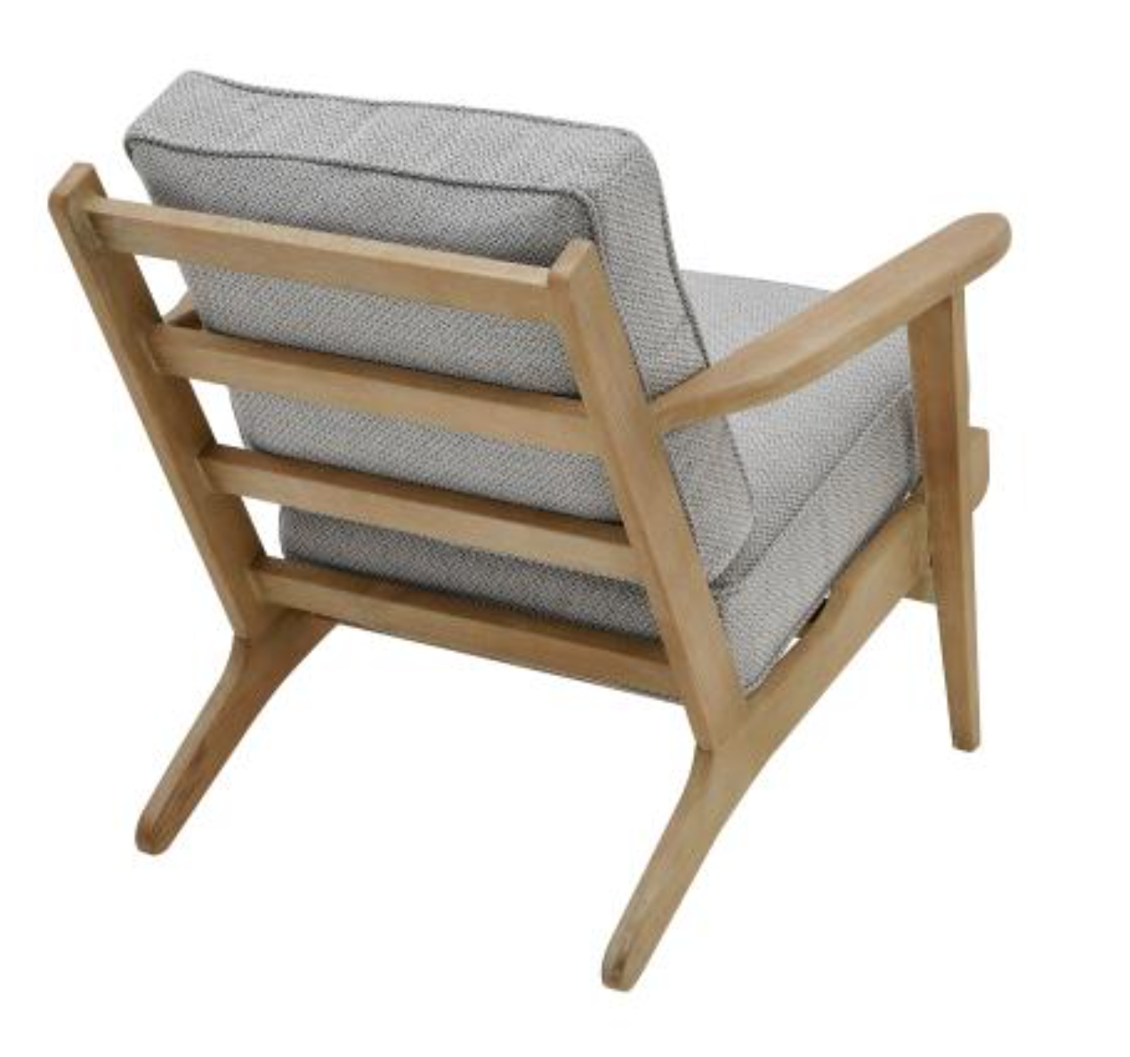 Tyler Fabric Accent Arm Chair Brushed Smoke Frame - Gray