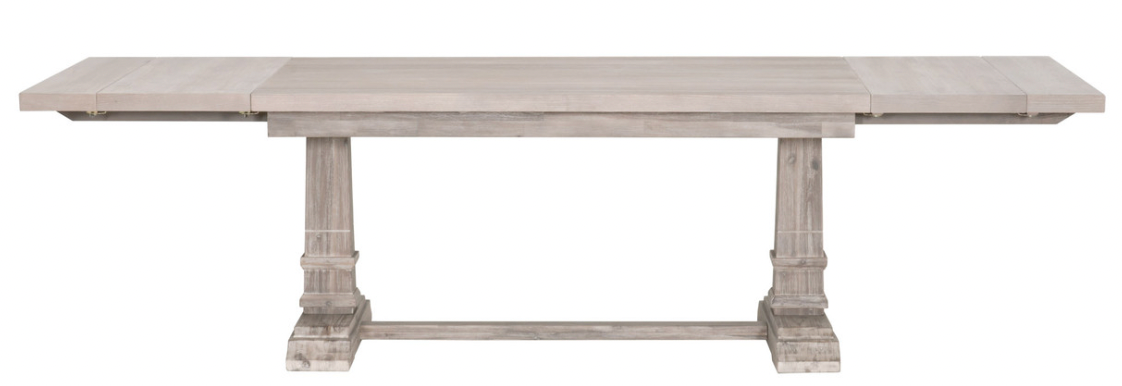 HUDSON EXTENSION DINING TABLE - Natural Gray Acacia