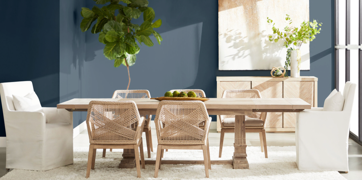 HUDSON EXTENSION DINING TABLE - Natural Gray Acacia
