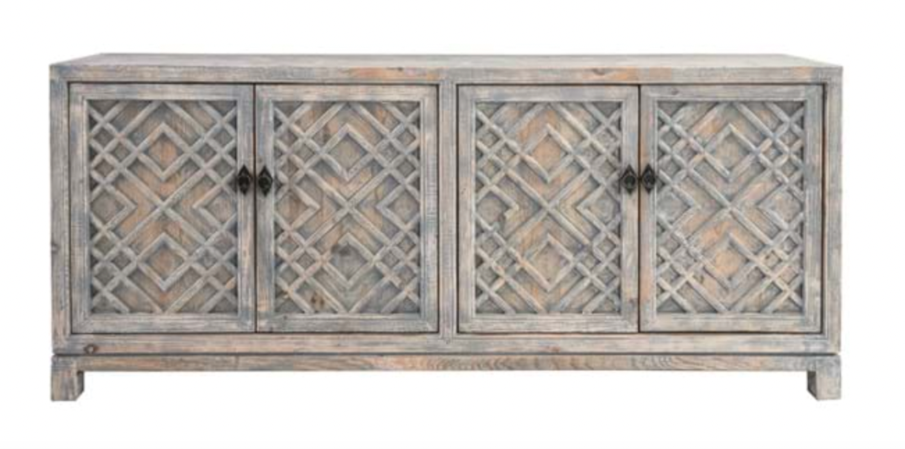 Seville 4DR Sideboard - Antique Blue