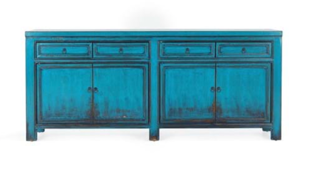 Cadiz 4DR Sideboard - Antique Blue