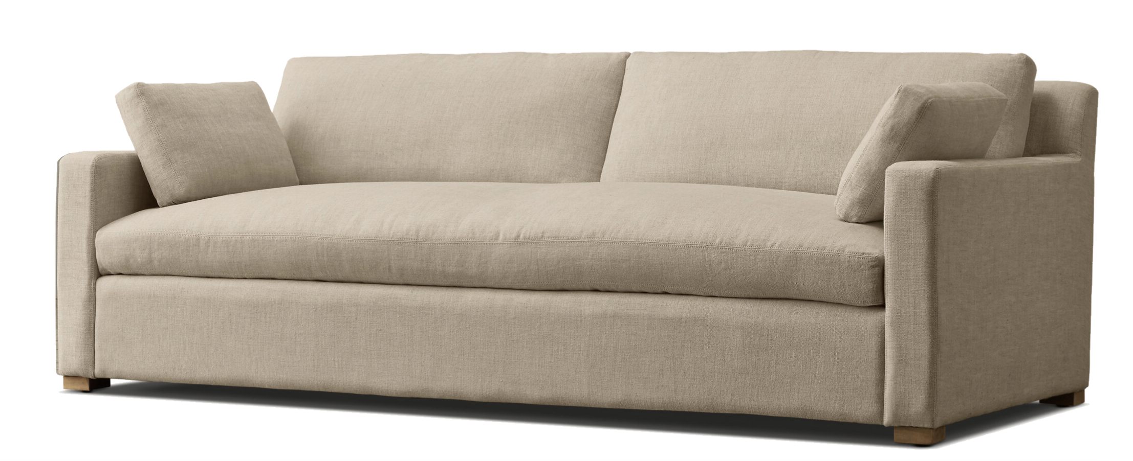 Milan Bench Seat Sofa w/Trillium Fill - Custom