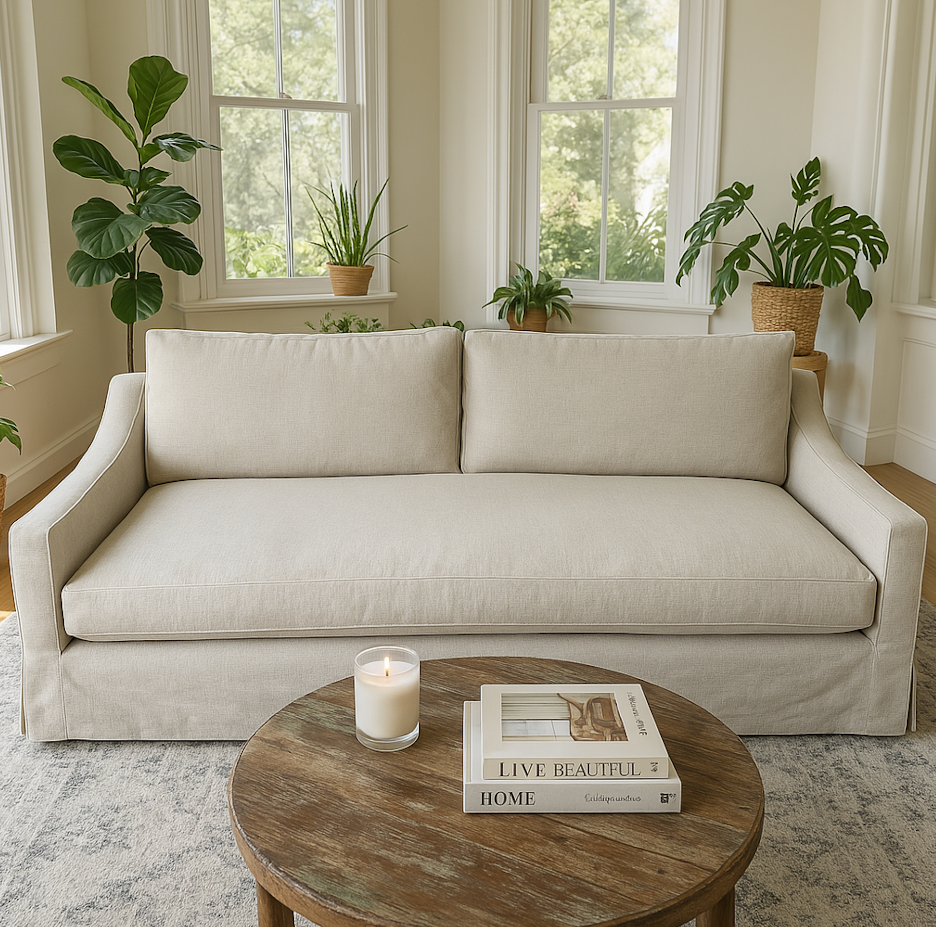 Avila Slipcovered Sofa - Custom