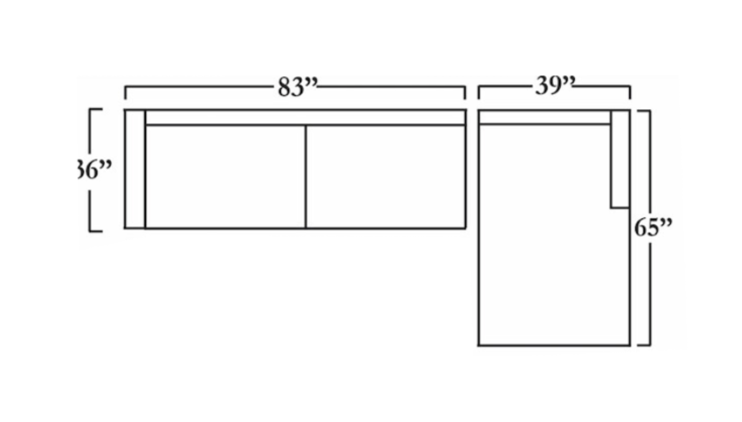 Axel Chaise Sectional - Custom