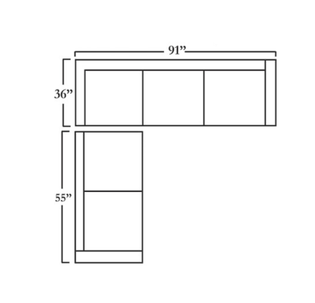 Axel 2 Arm Sectional - Custom
