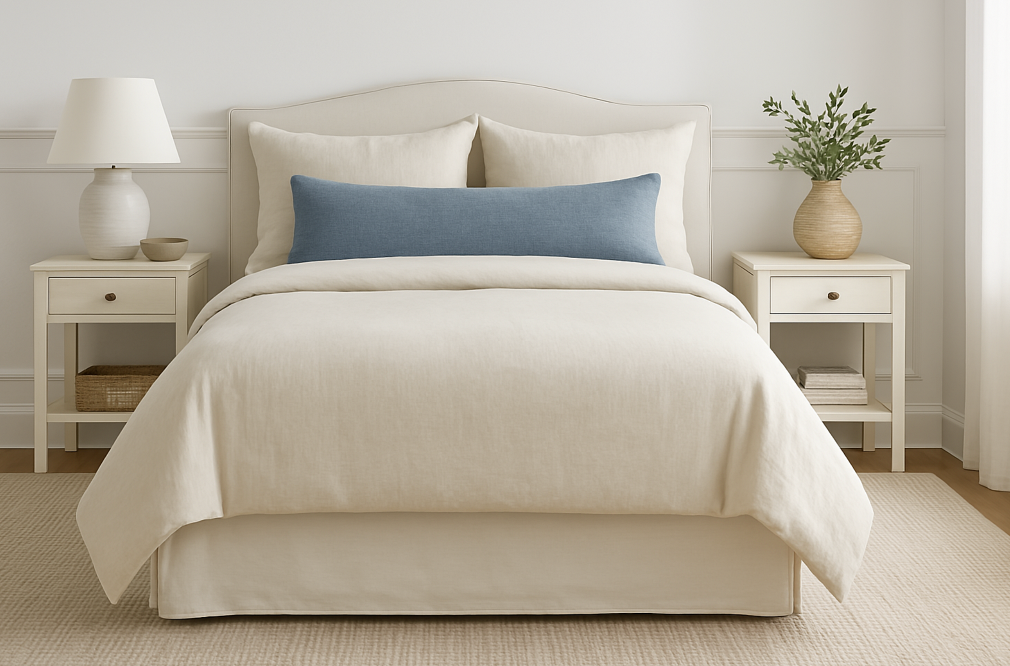 Mia Camelback Bed with Removable Slipcover - Custom
