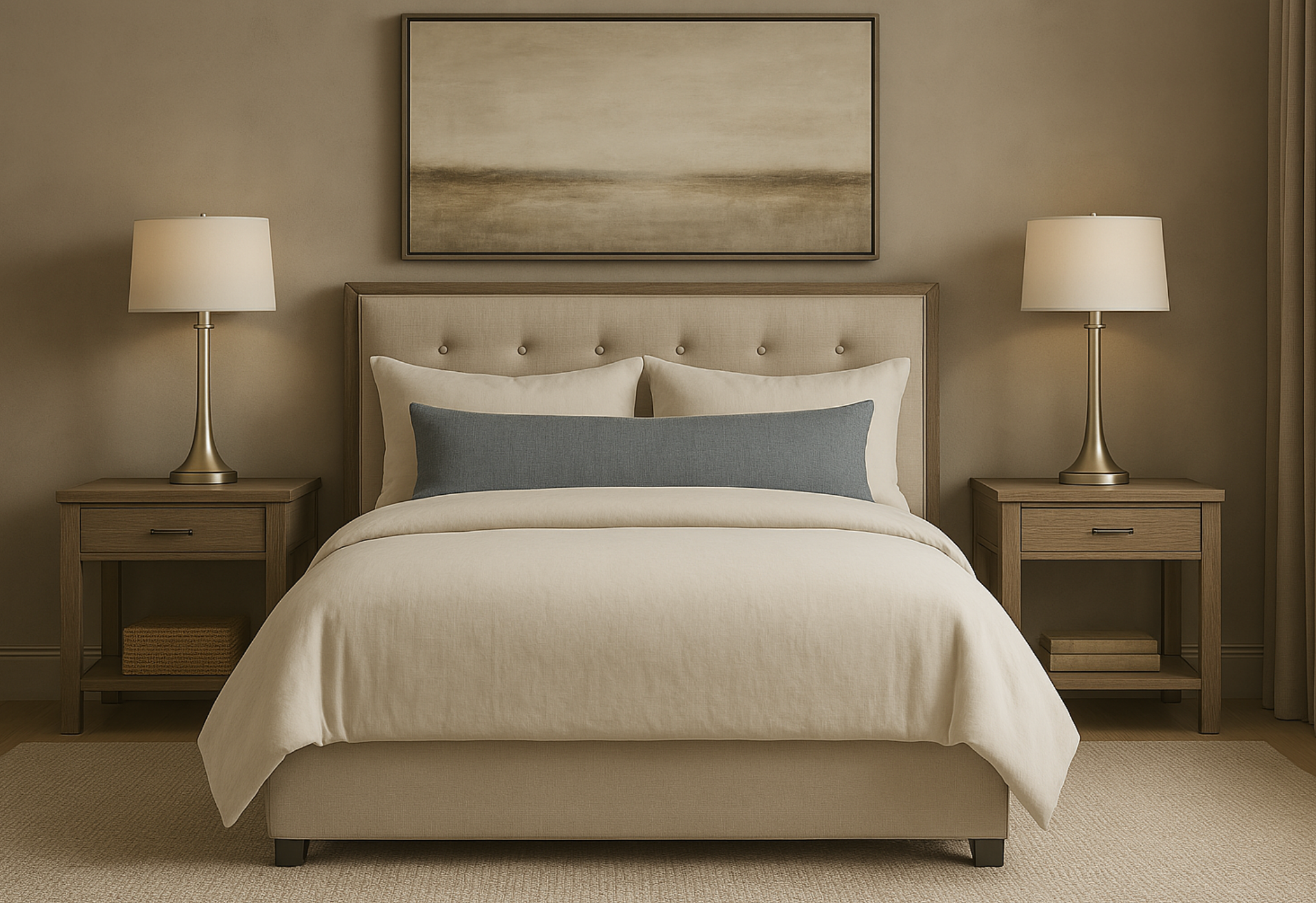 Montecito Upholstered Panel Bed - Custom