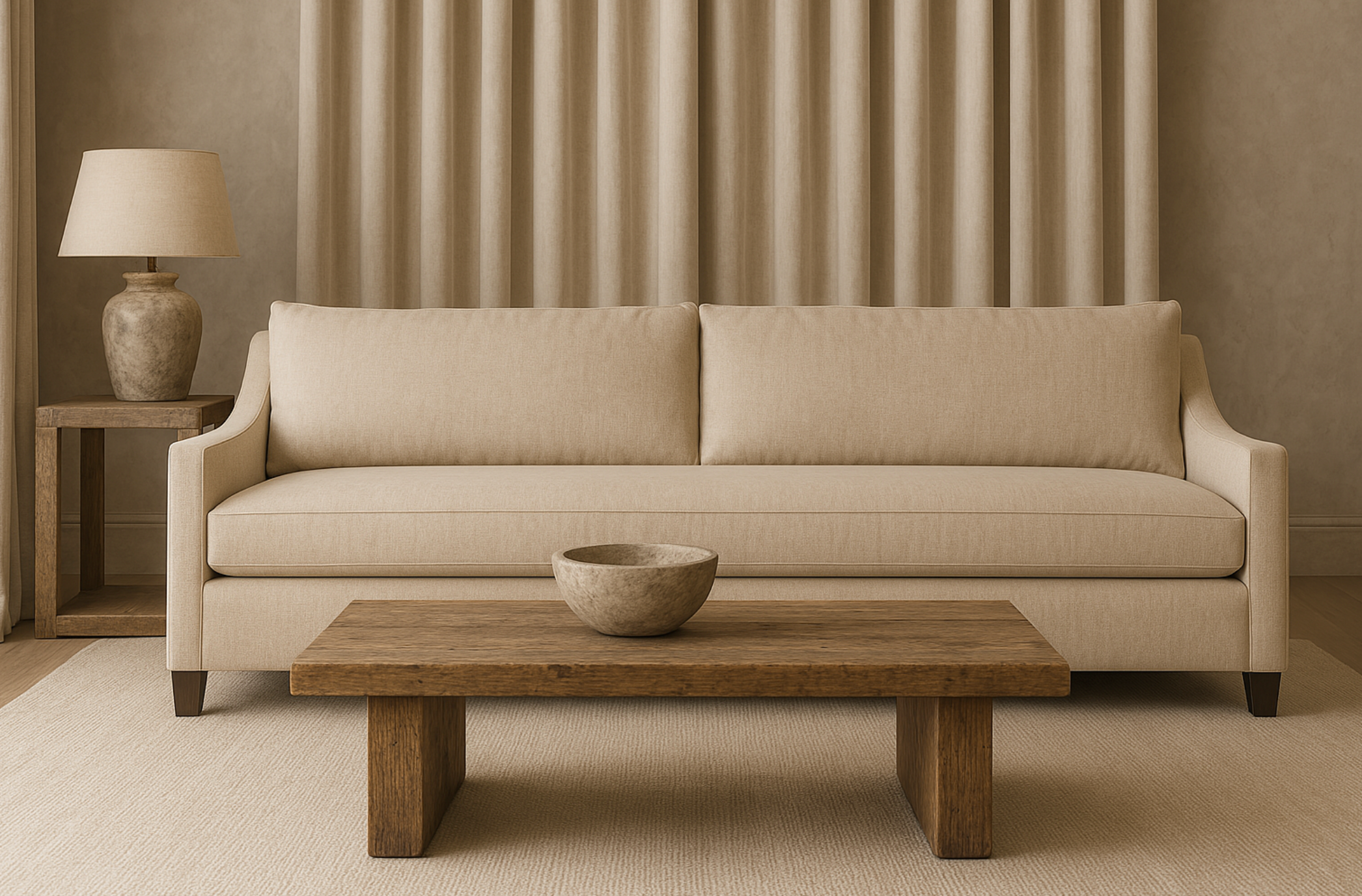 Morgan Slope Arm Sofa - Custom