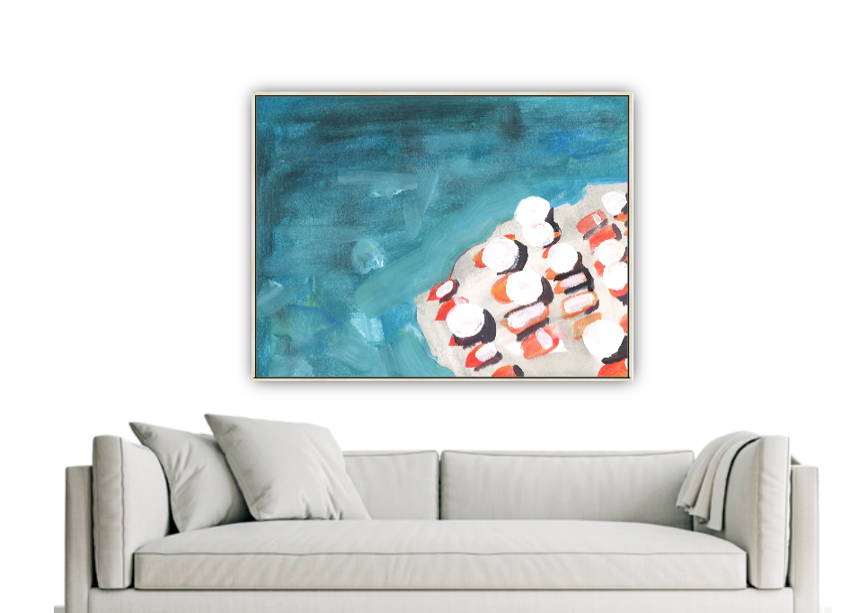 Amalfi Life Canvas Giclée - 36" x 48"