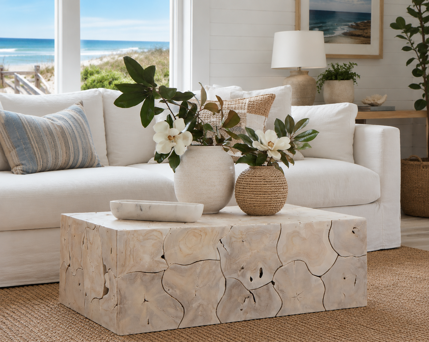 Artisan Teak Wood Coffee Table