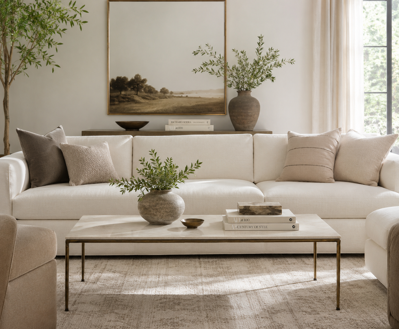 Verona Marble Coffee Table - Available after 6/15/26